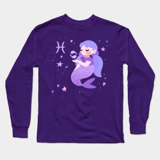 Pisces Mermaid Long Sleeve T-Shirt